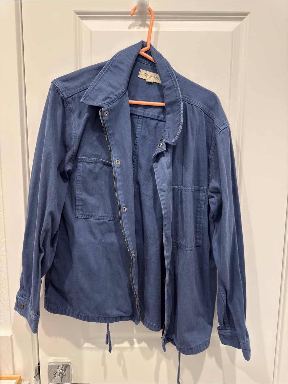 Madewell Blue Lightweight Shirt Jacket